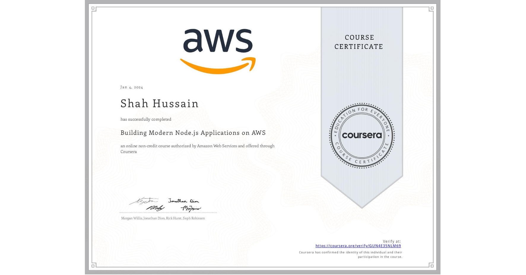 Building Modern Node.js Applications on AWS